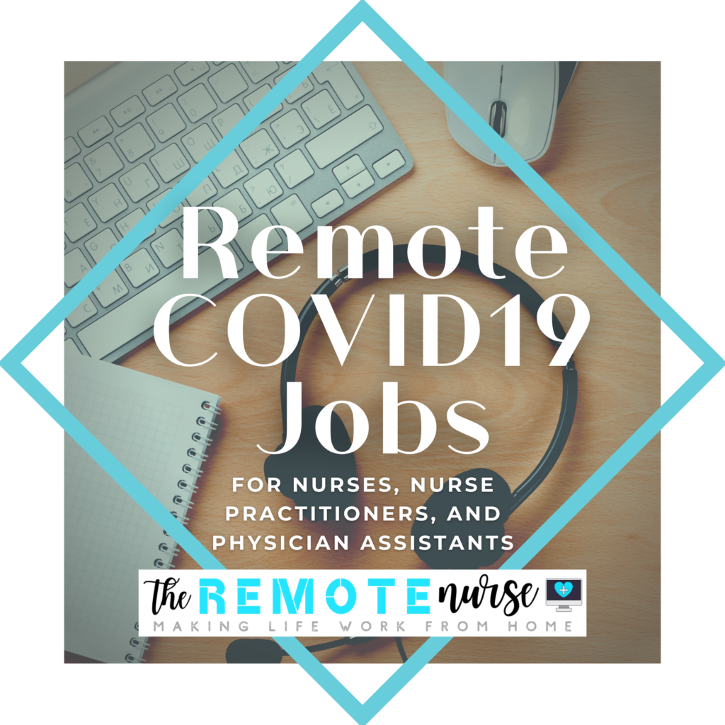 Remote COVID19 Jobs